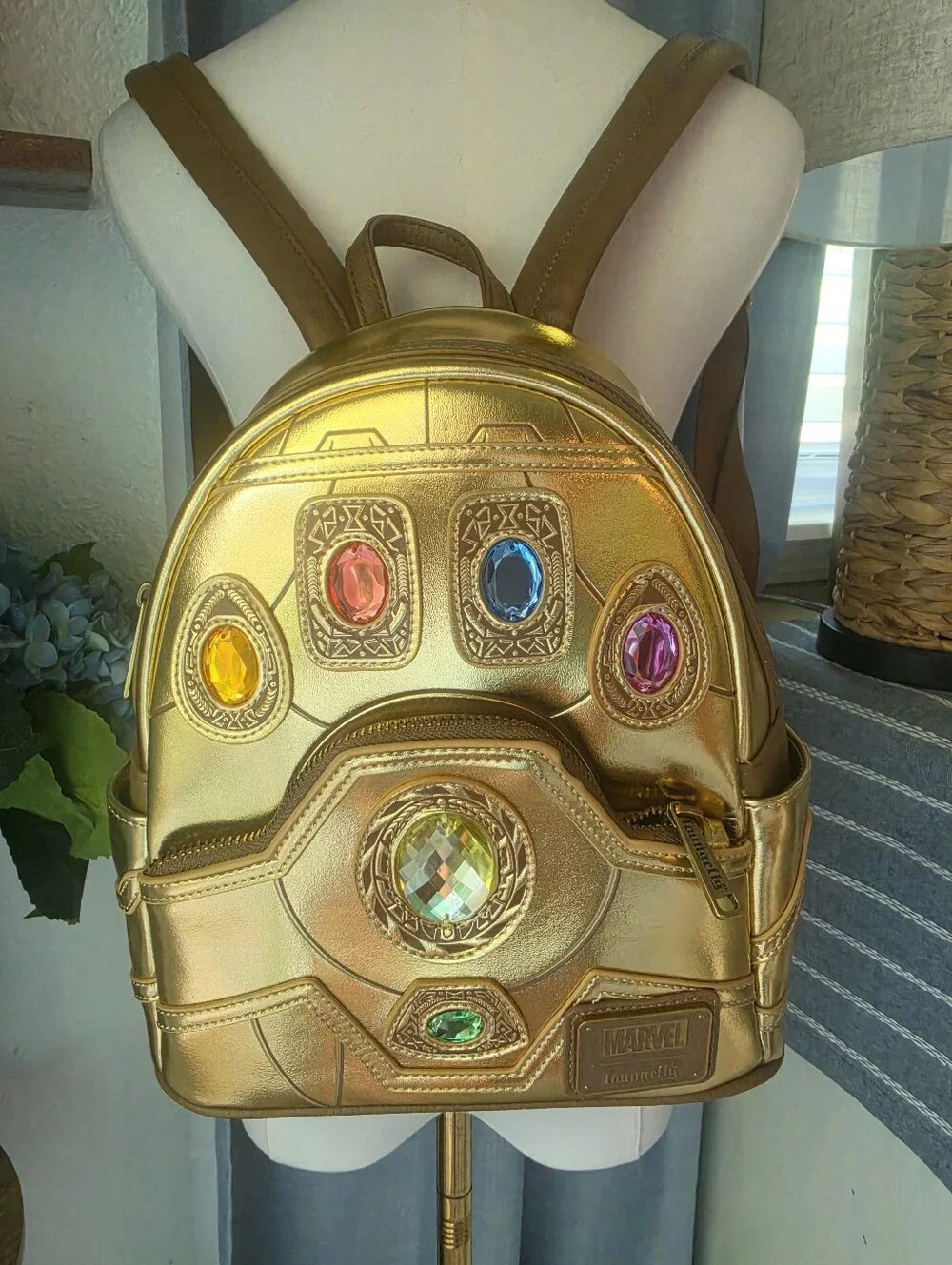 Disney Loungefly Infiniti Stone Gauntlet Backpack